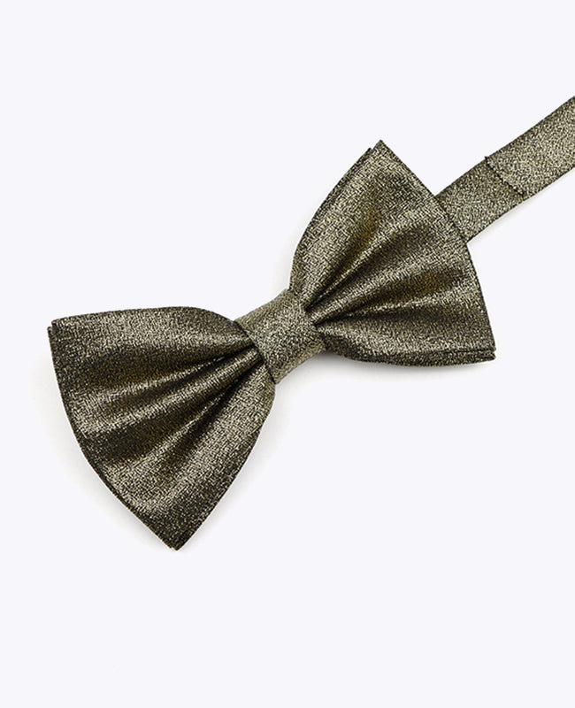 Vlinderdas met Pailletten Zwart nr.3 Heren in Polyester &ldquo;Isidore&rdquo;