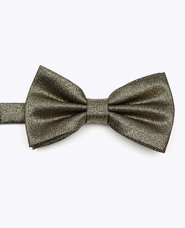 Vlinderdas Met Pailletten Zwart nr.3 Heren in Polyester "Isidore"