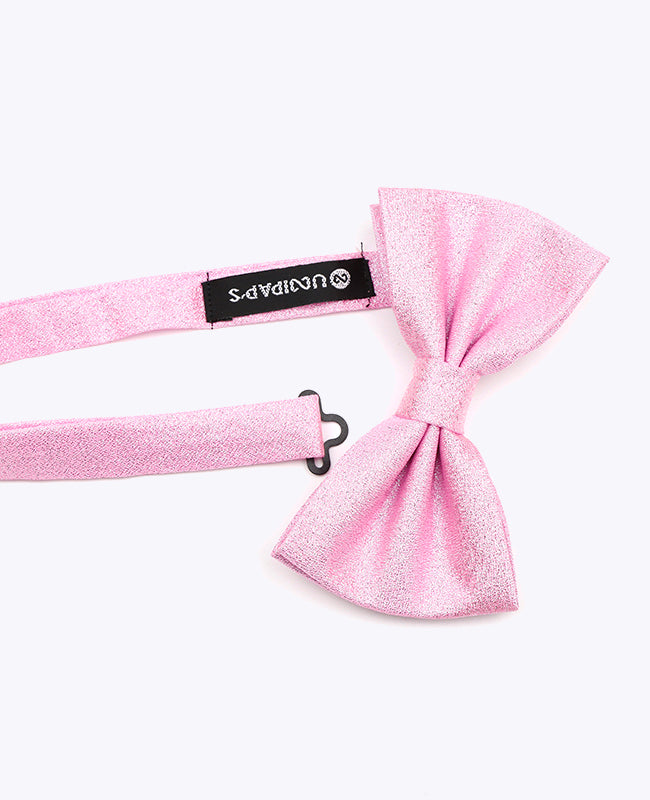 Vlinderdas met Roze Pailletten nr.1 Heren in Polyester | Isidore - Unipap's