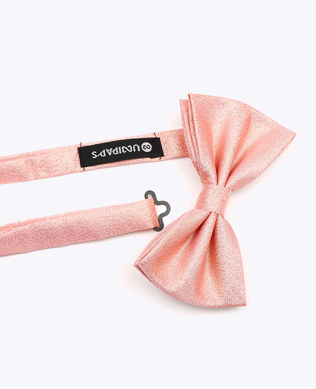 Vlinderdas met Pailletten Roze nr.2 Heren in Polyester | Isidore - Unipap's