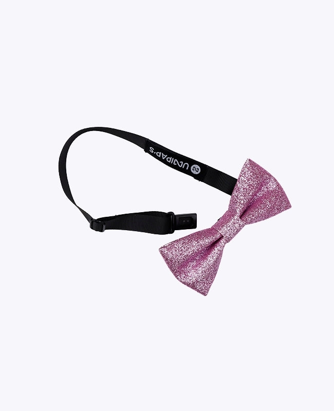 Vlinderdas Met Pailletten Roze nr.3 Kinderen in Polyester "Olive"