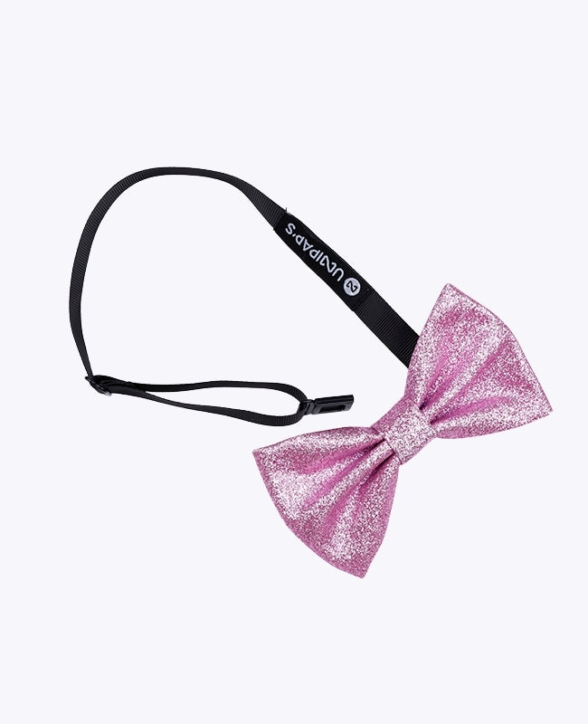 Vlinderdas Met Pailletten Roze nr.3 Heren in Polyester "Olive"