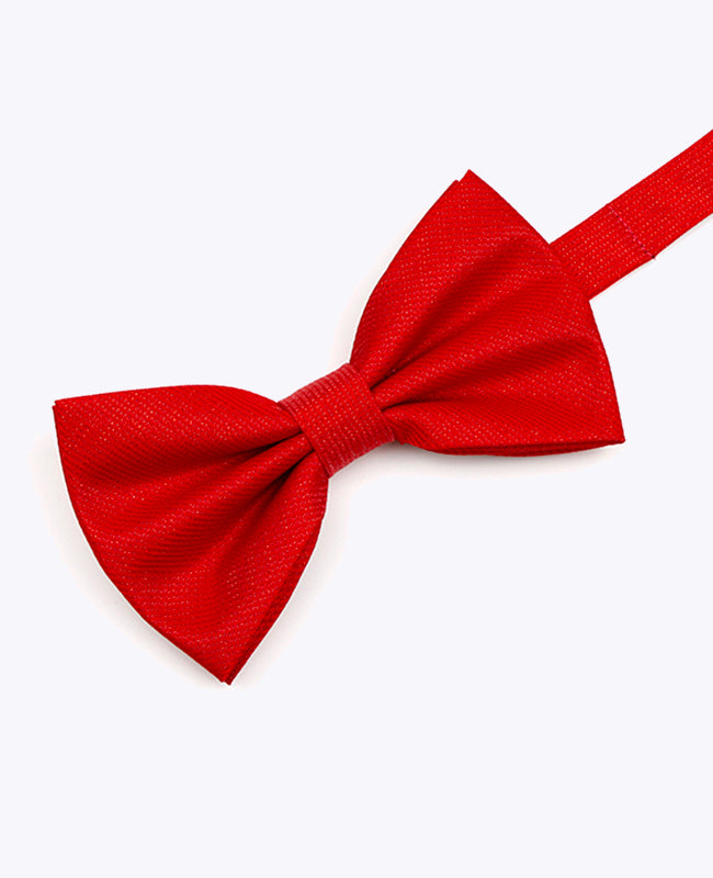 Vlinderdas met Rode Pailletten nr.1 Heren in Polyester | Léonard - Unipap's