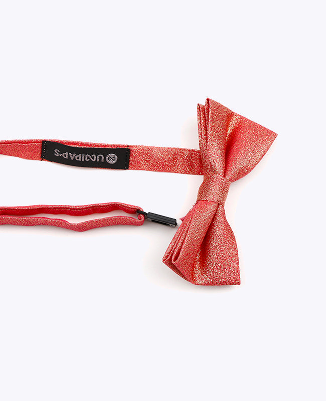 Vlinderdas met Pailletten Rood nr.2 Kinderen in Polyester | Isidore - Unipap's