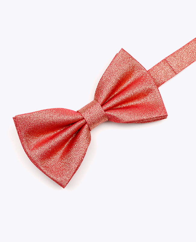 Vlinderdas met Pailletten Rood nr.2 Heren in Polyester | Isidore - Unipap's