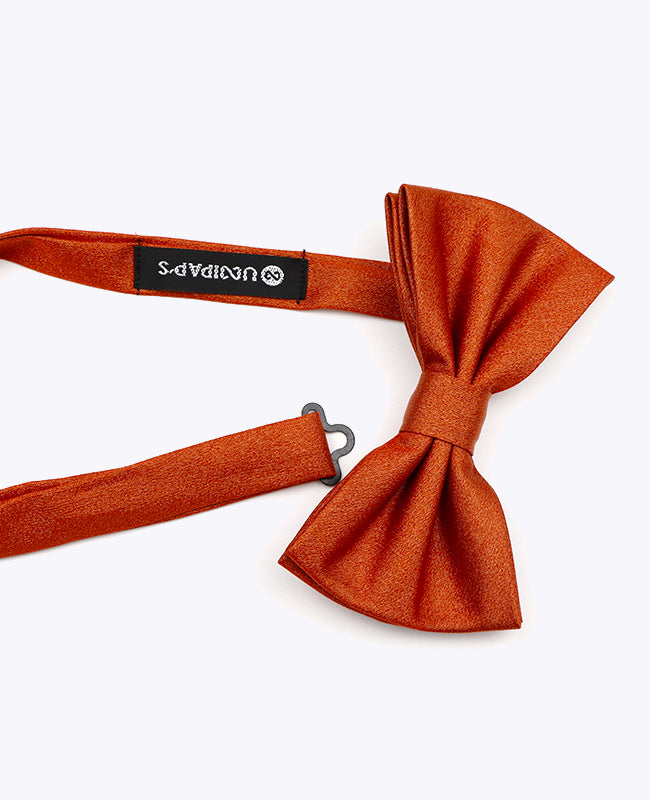 Vlinderdas met Pailletten Terracotta nr.1 Heren in Polyester | Armand - Unipap's