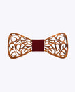 Noeud Papillon Rouge Homme en Bois «Hercule»