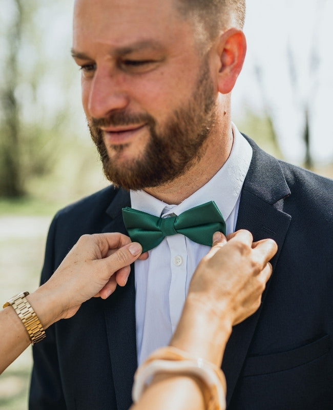Vlinderdas Groen nr.1 Heren in Polyester "Jules"