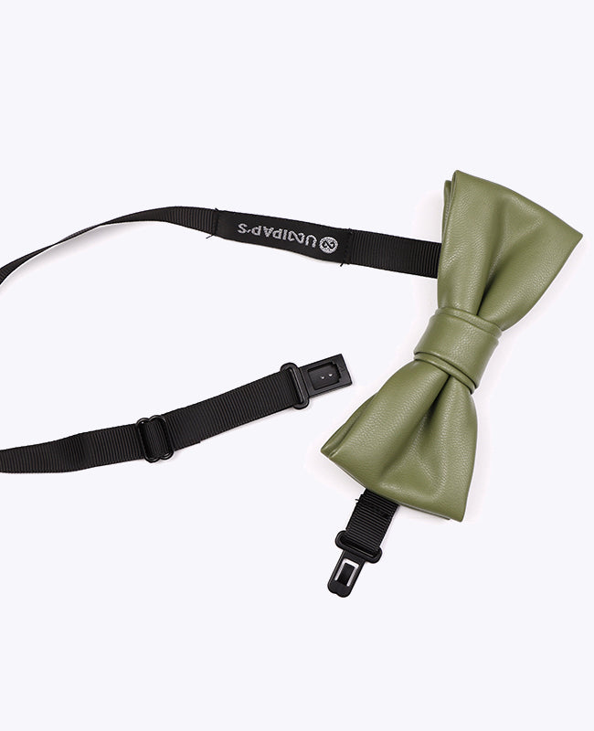 Strik Groen Heren in Leer «Achille»