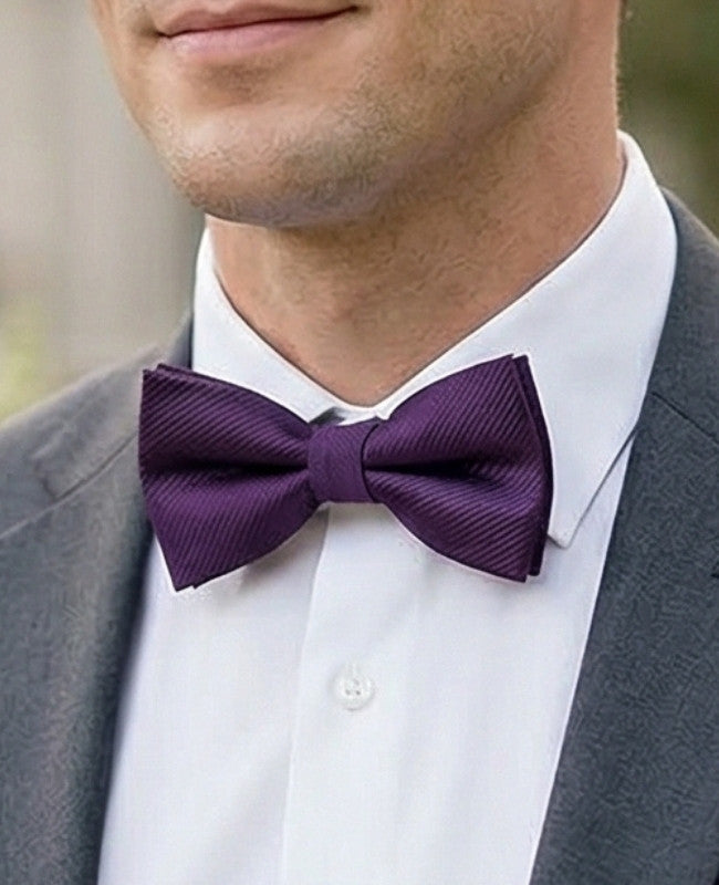 Vlinderdas Paars nr.2 Heren in Polyester "Lucien"