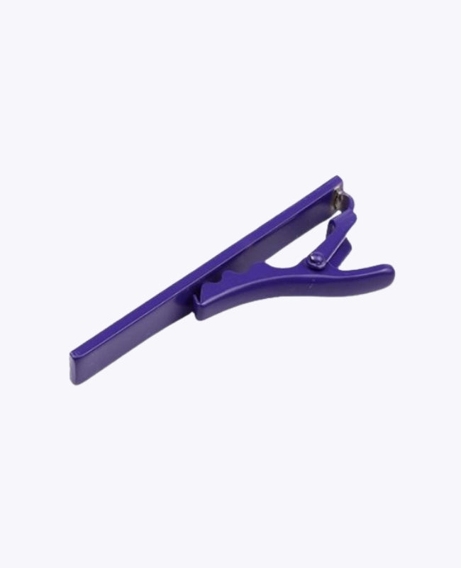 Pince à Cravate Violet n°2 en Métal