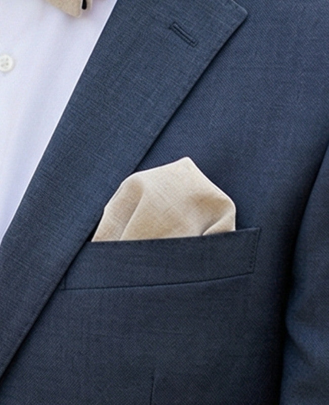 Pochet Beige nr.1 in Katoen "Oscar"