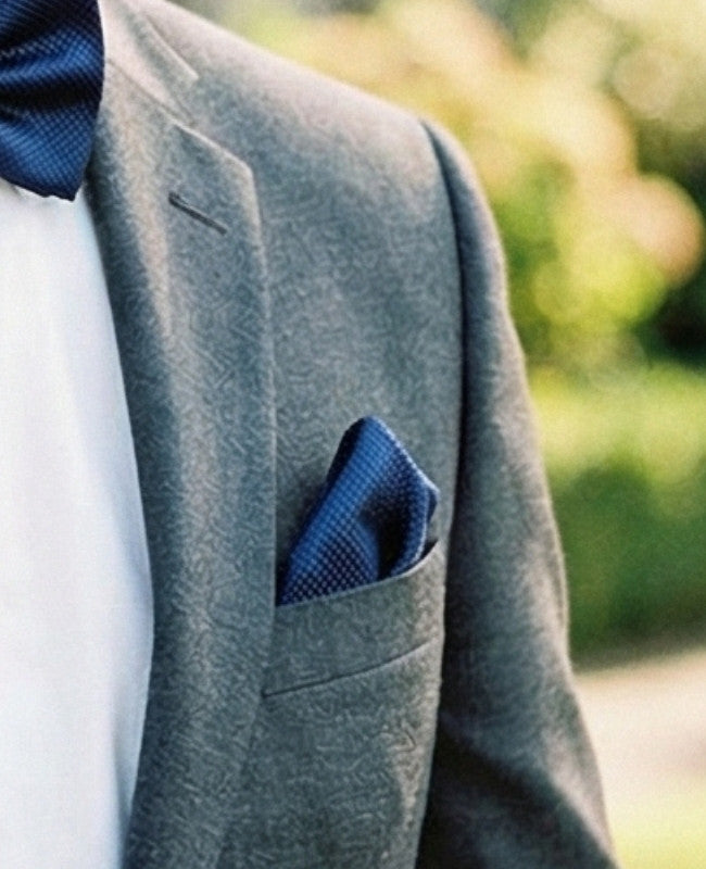 Pochet Blauw nr.3 in Polyester "Martin"