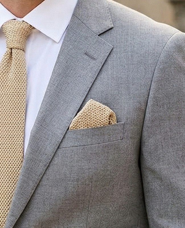 Pochet Goud in Tricot "Léon"