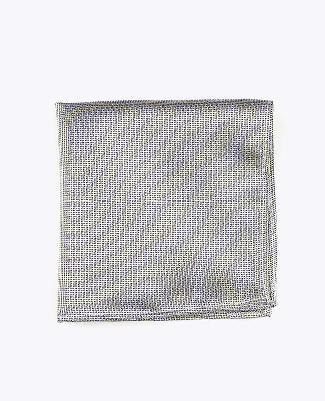Pochet met Zilveren Pailletten nr.1 in Polyester | Léonard - Unipap's