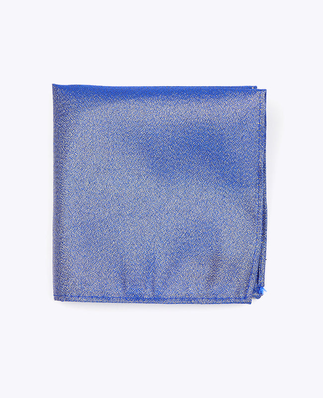 Pochet met Pailletten Blauw nr.2 in Polyester | Isidore - Unipap's