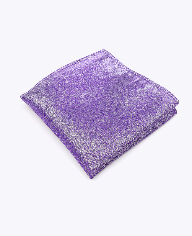 Pochette de Costume à Paillette Violet n°2 en Polyester | Isidore - Unipap's