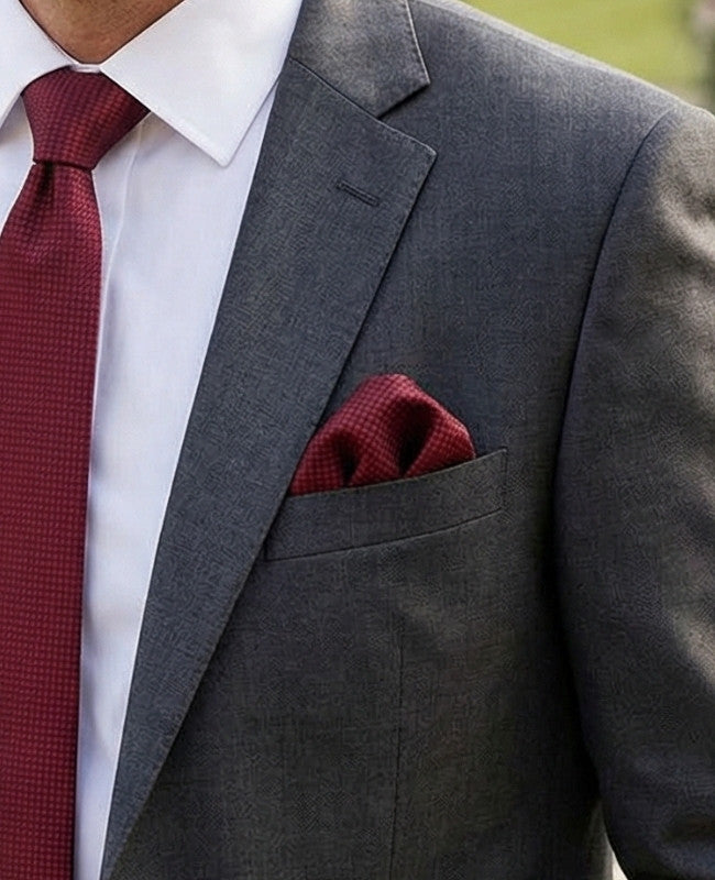 Pochet Rood nr.1 in Polyester "Martin"