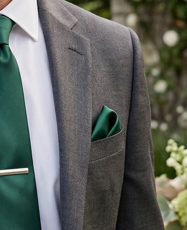 Pochet Groen nr.1 in Polyester "Jules"