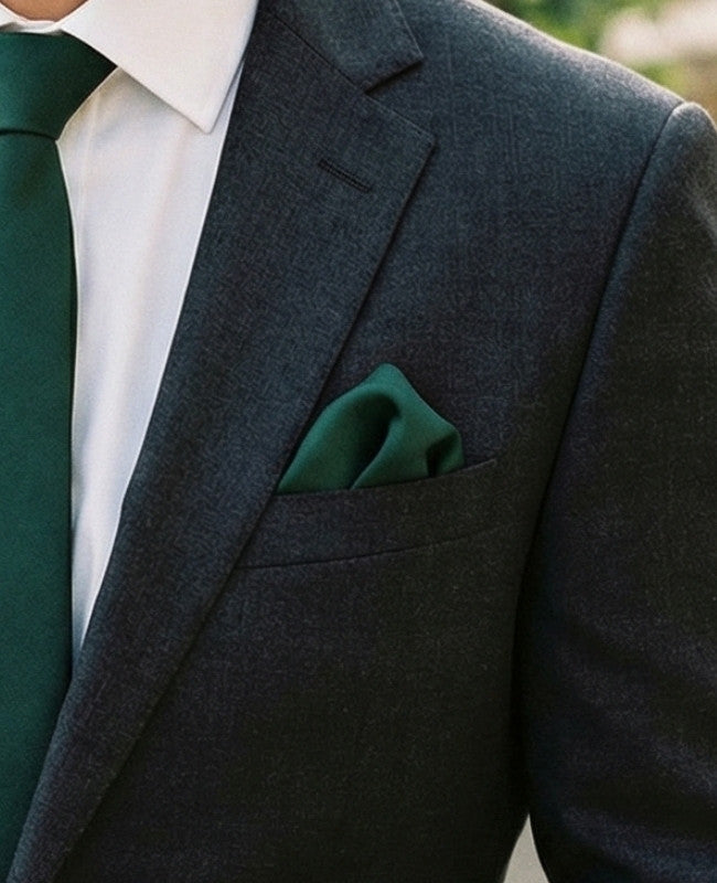 Pochet Groen nr.4 in Polyester "Anatole"