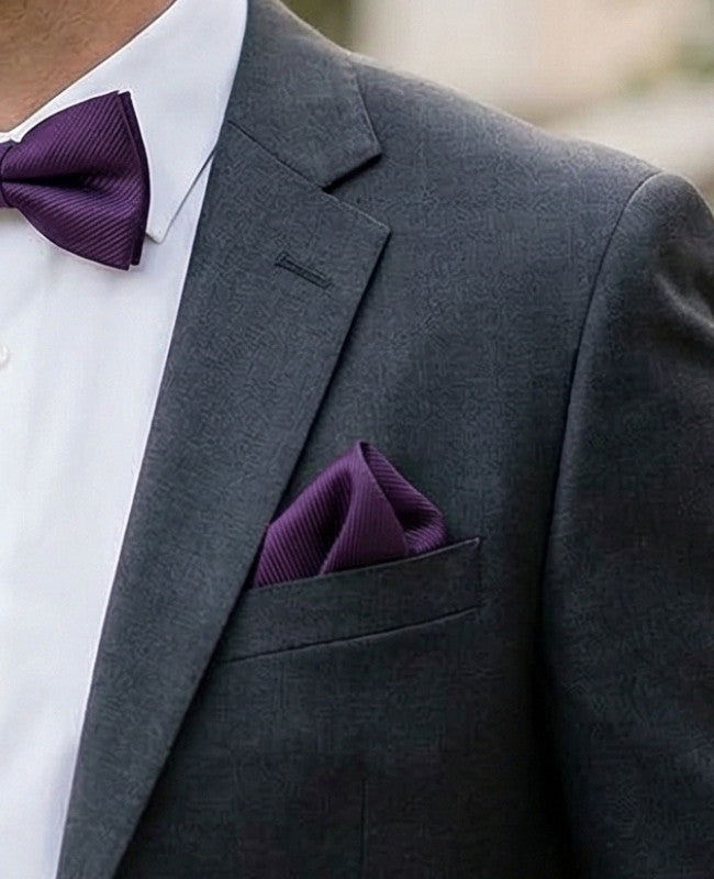 Pochet Paars nr.2 in Polyester "Lucien"
