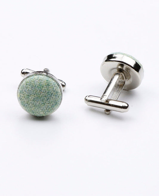 Boutons de Manchette Vert n°1 en Laine | Claude - Unipap's