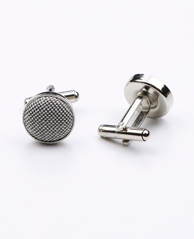 Boutons de Manchette Gris n°1 en Coton | Edgard - Unipap's