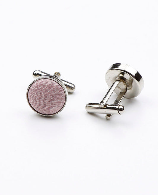 Boutons de Manchette Rose en Polyester | Octave - Unipap's