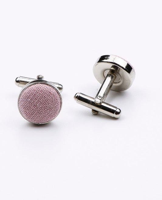 Boutons de Manchette Rose n°3 Homme en Coton | Edgard | Unipap's