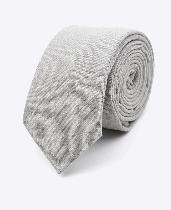 Cravate Gris n°3 Homme en Coton | Edgard | Unipap's