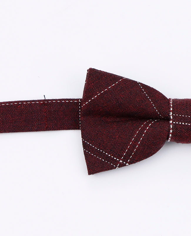 Noeud Papillon Tartan Rouge Enfant en Coton | Marcel - Unipap's