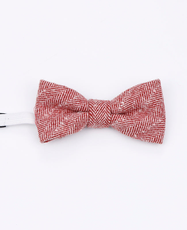 Noeud Papillon Rouge n°1 Enfant en Laine | Claude - Unipap's