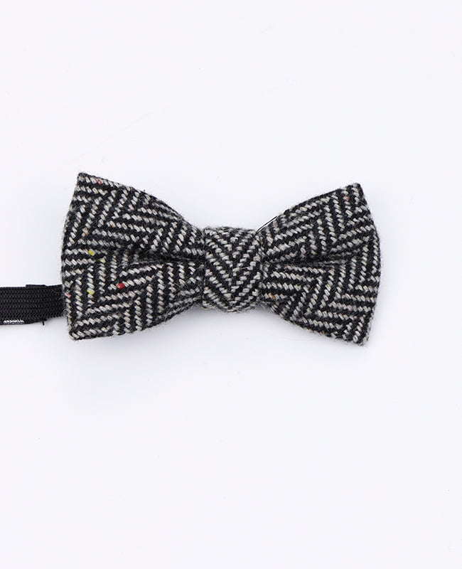 Noeud Papillon Tartan Gris n°1 Enfant en Laine | Norbert - Unipap's