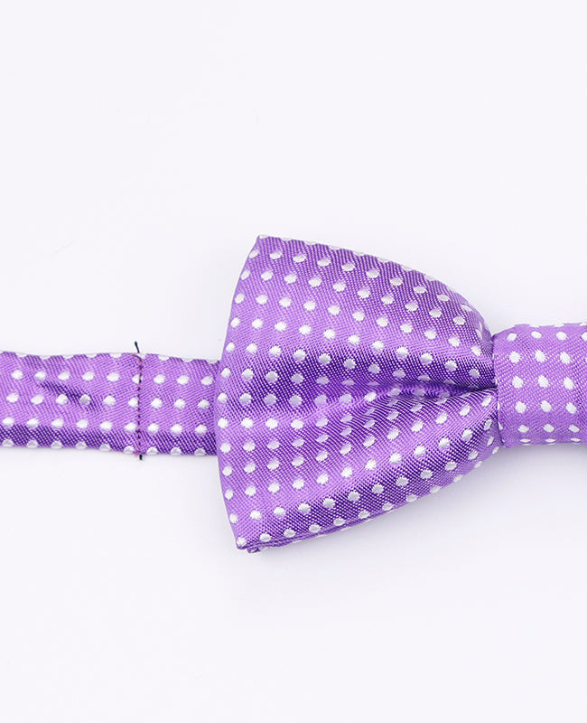 Noeud Papillon Violet n°1 à Pois Enfant en Polyester | Louis - Unipap's