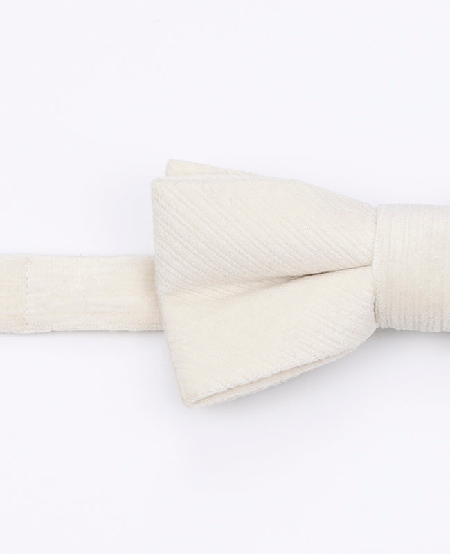 Noeud Papillon Blanc Enfant en Velours | Marius - Unipap's