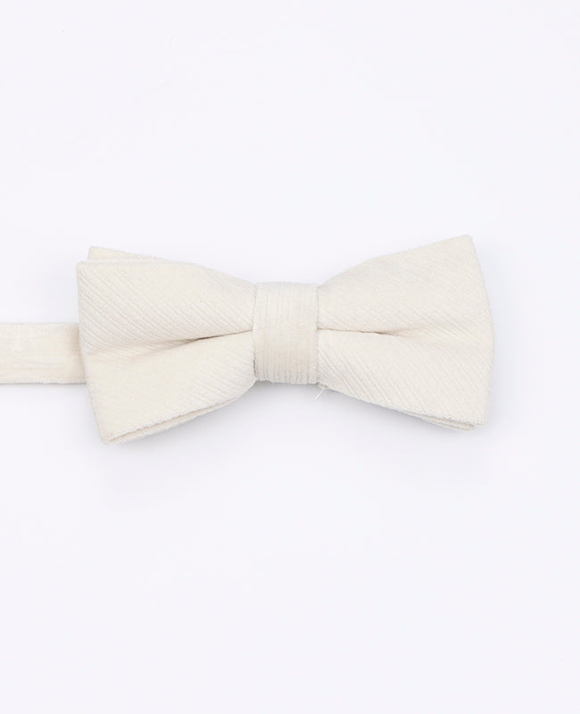 Noeud Papillon Blanc Enfant en Velours | Marius - Unipap's