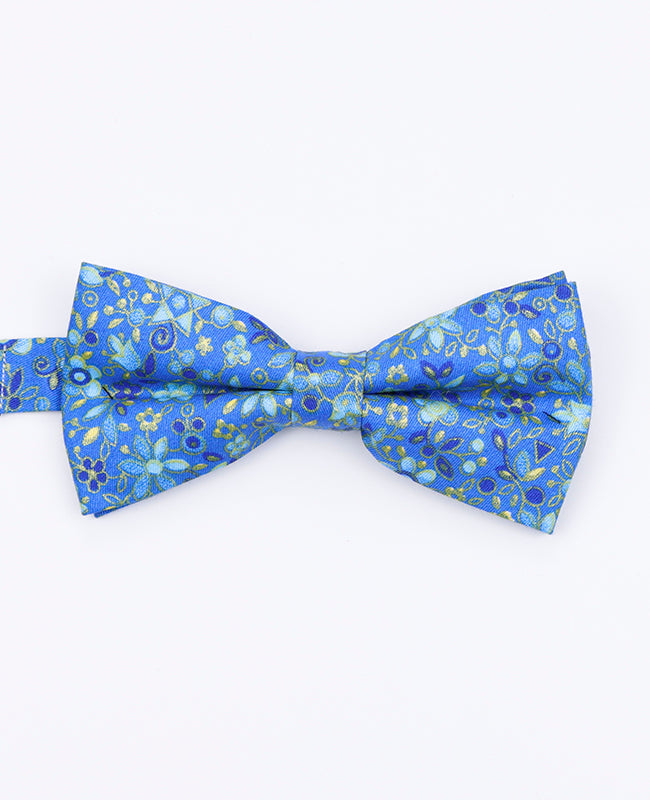 Noeud Papillon Liberty Bleu n°3 Homme en Coton | Gaspard - Unipap's