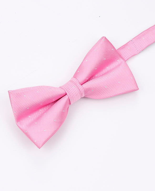 Noeud Papillon Rose à Pois Homme en Polyester | Georges - Unipap's