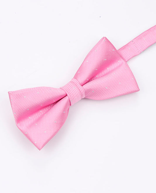 Noeud Papillon Rose à Pois Homme en Polyester | Georges - Unipap's