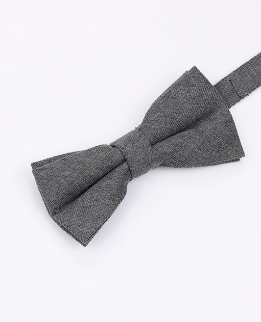 Noeud Papillon Gris n°2 Homme en Effet Velours | Simon - Unipap's