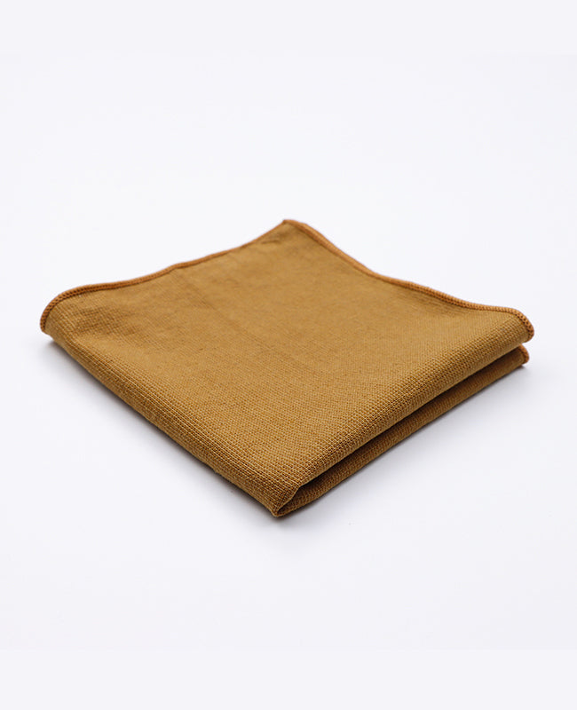 Pochette de Costume Marron Homme en Coton | Edgard | Unipap's