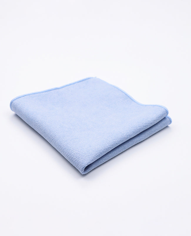 Pochette de Costume Bleu n°3 en Effet Velours | Simon - Unipap's